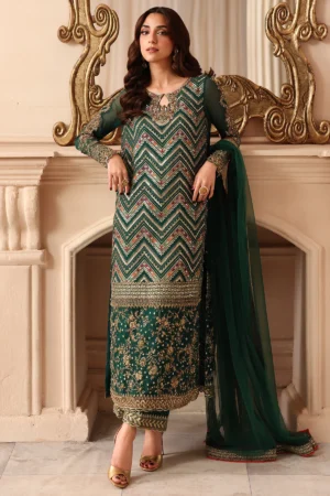 3-PC Embroidered Luxury Chiffon