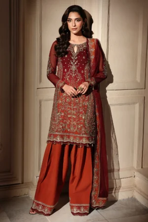 3-PC Embroidered Luxury Chiffon