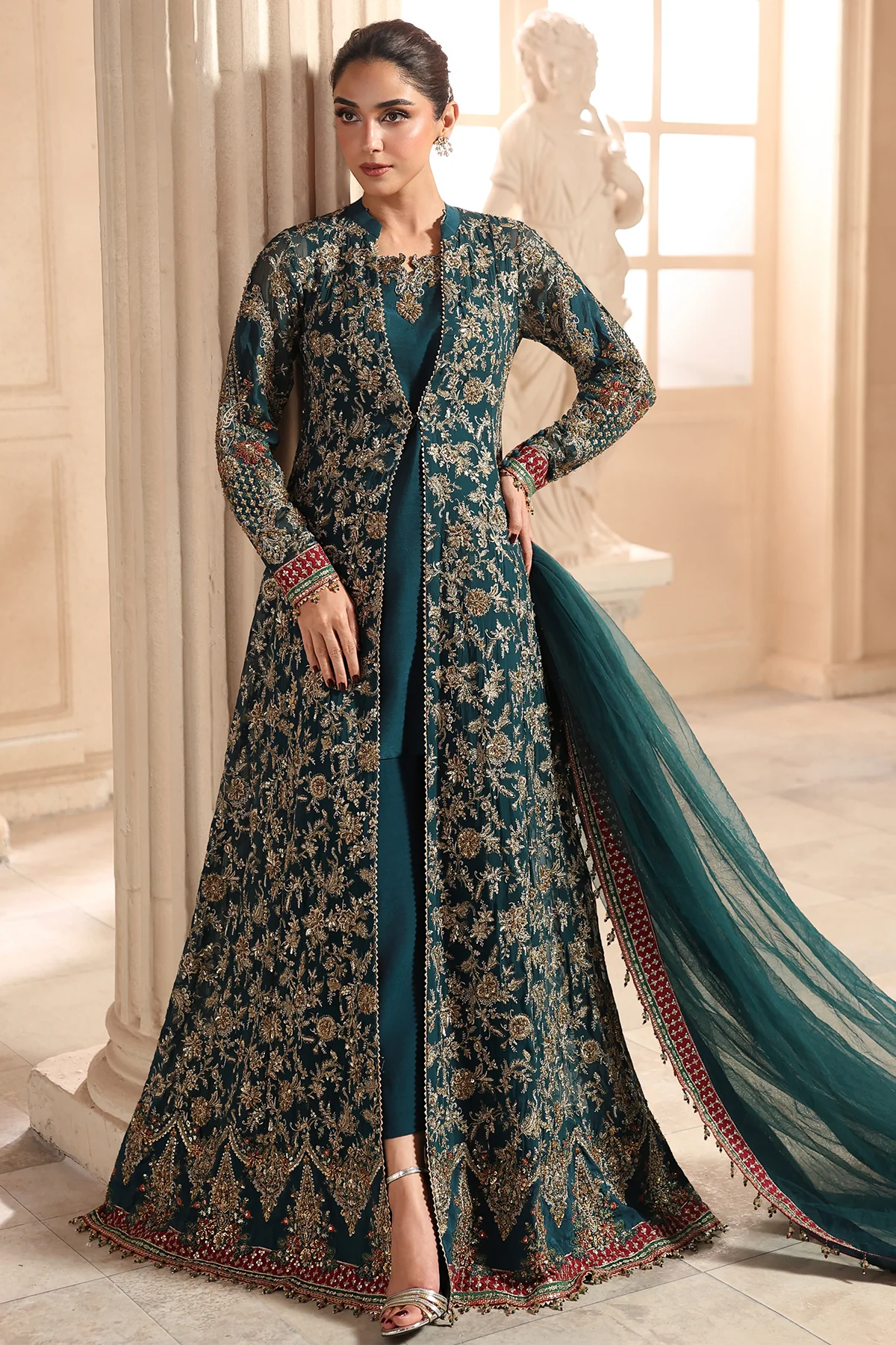 3-PC Embroidered Luxury Chiffon